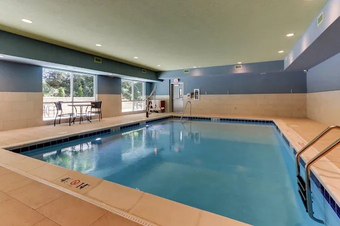 Indoor pool. Holiday Inn Express, Roanoke, VA