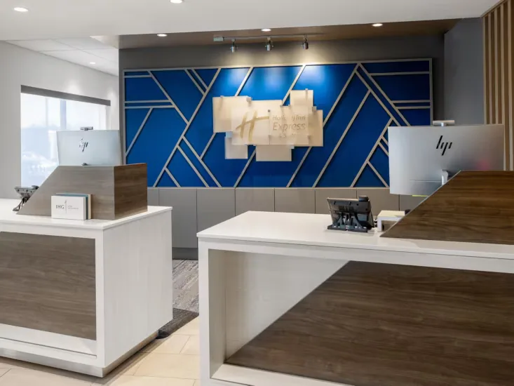Front desk. Holiday Inn Express & Suites, Waynesboro, VA