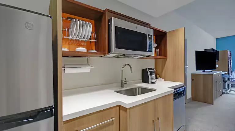 Suite kitchenette. Home2 Suites by Hilton, Blacksburg, VA