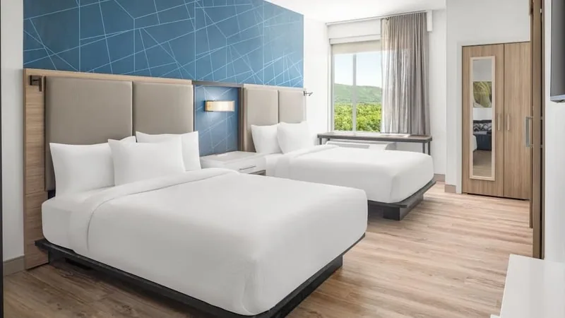Double queen suite. SpringHill Suites by Marriott, Roanoke, VA