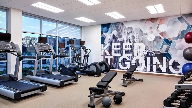 Fitness centre. SpringHill Suites by Marriott, Roanoke, VA